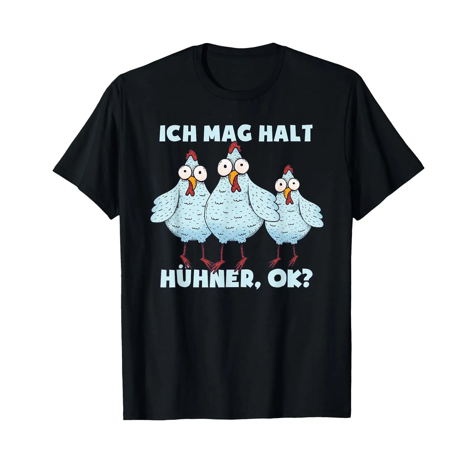 Men'S Fashion Mag - Ich mag halt Hühner ok T
