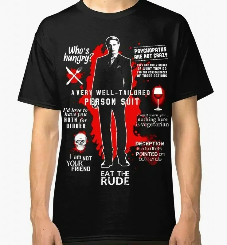 Men'S Fashion Quotes - Hannibal Quotes Men'S T-Shirts Mikkelsen Tee