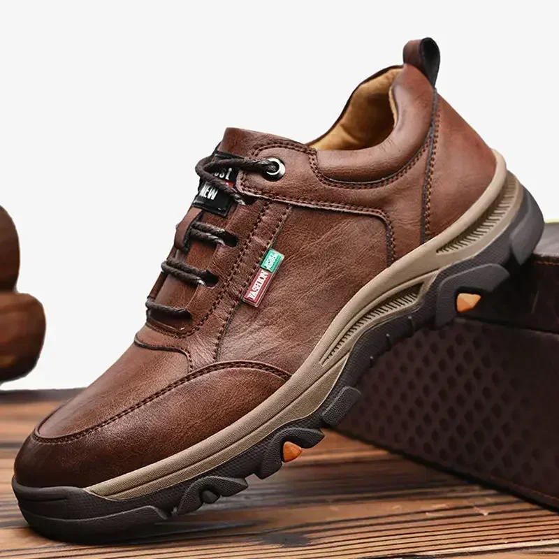Mens Fashion Zapatos - High Quality Leather Men Hikking Shoes