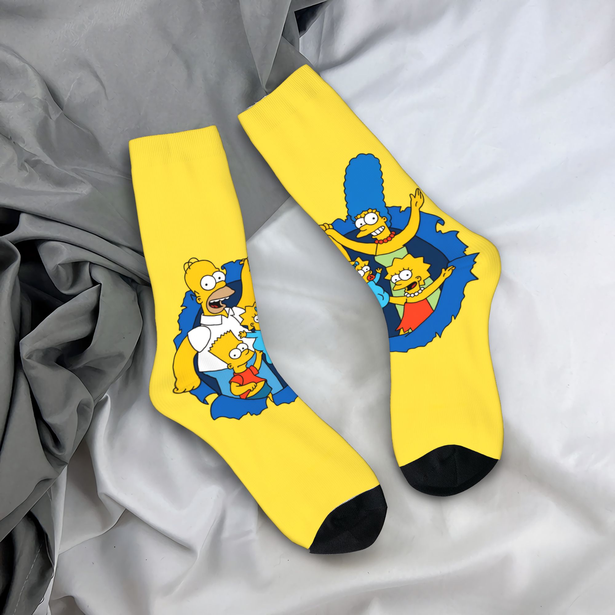 Men'S Fashion Youtube - Socks The S-Simpsons Non Skid Stockings