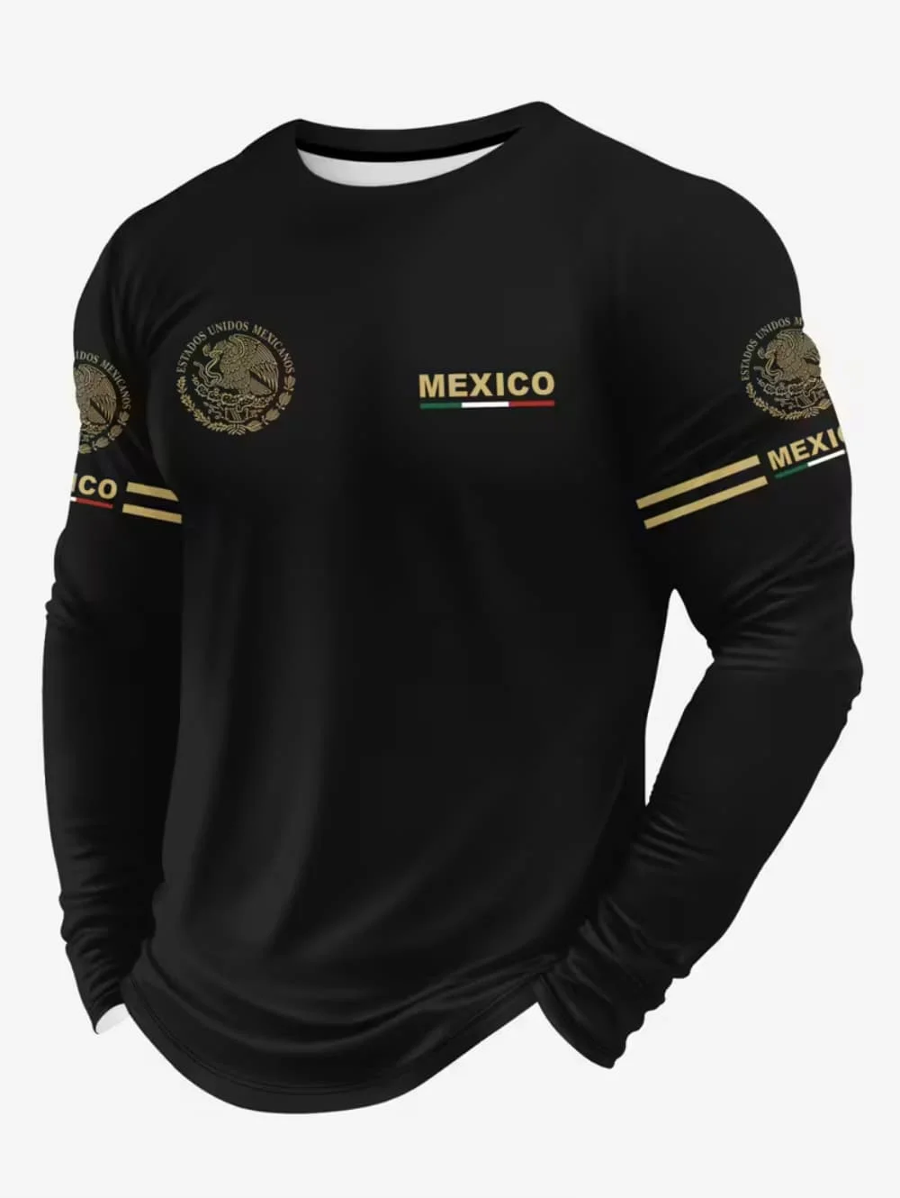 Men'S Fashion 2025 - Men's Mexico Eagle Print T‑Shirt, Fashion