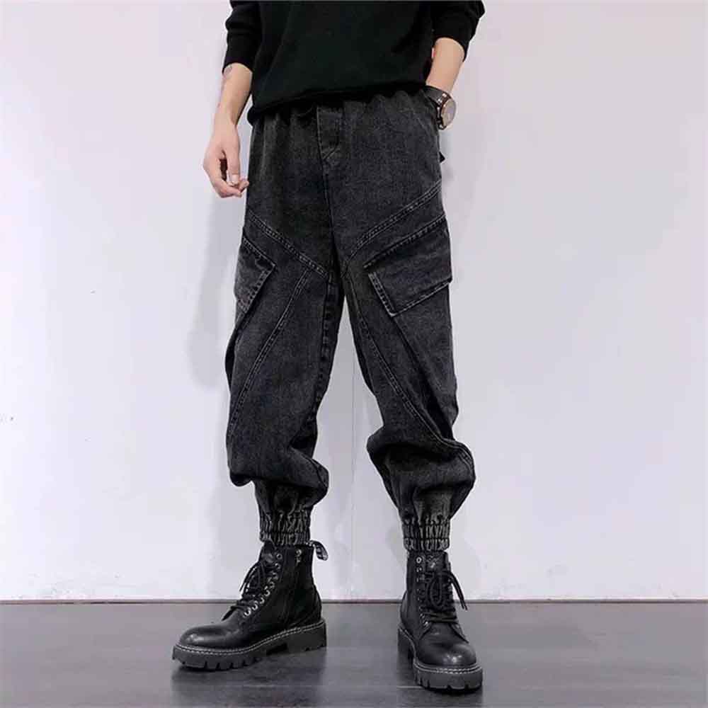 Men'S Fashion Jeans 2025 - 2025 Winter New Men's Solid Color