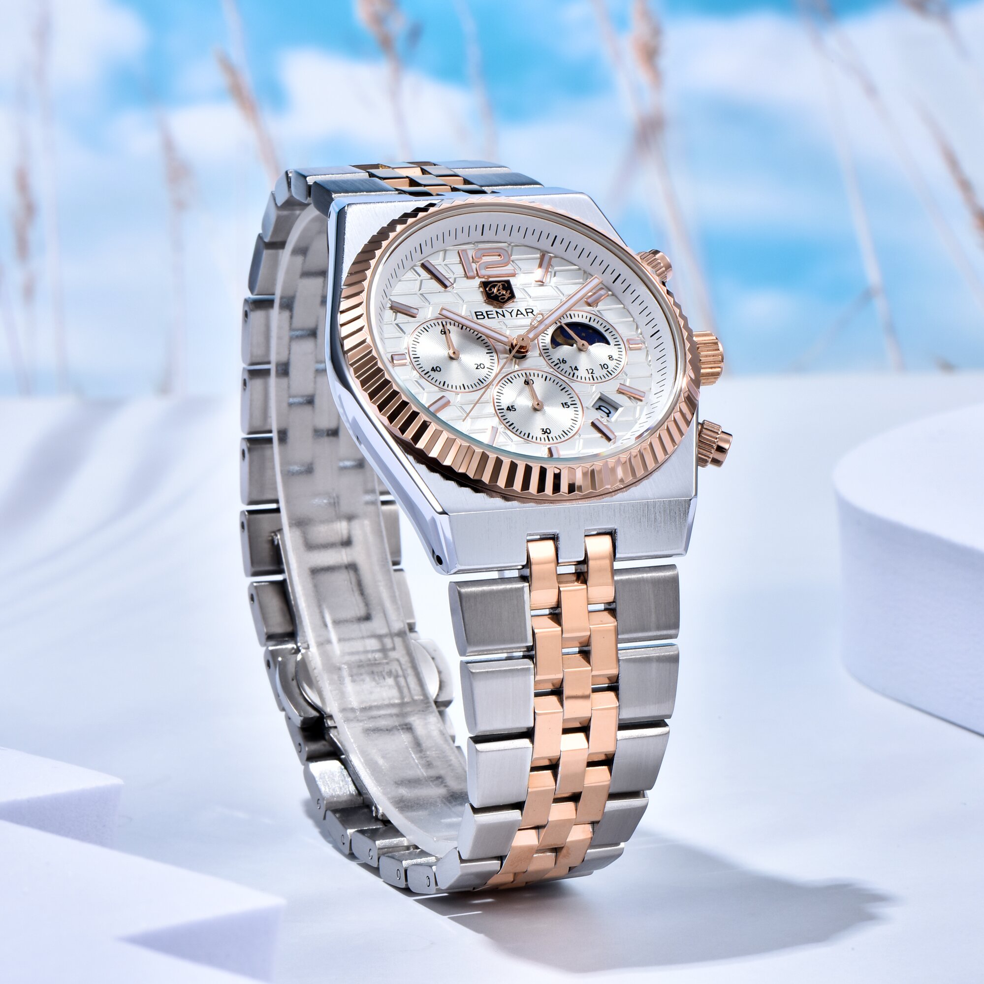 BENYAR Luxury Two-Tone Mens Qu - огляд і ціна Men'S Fashion Magazine