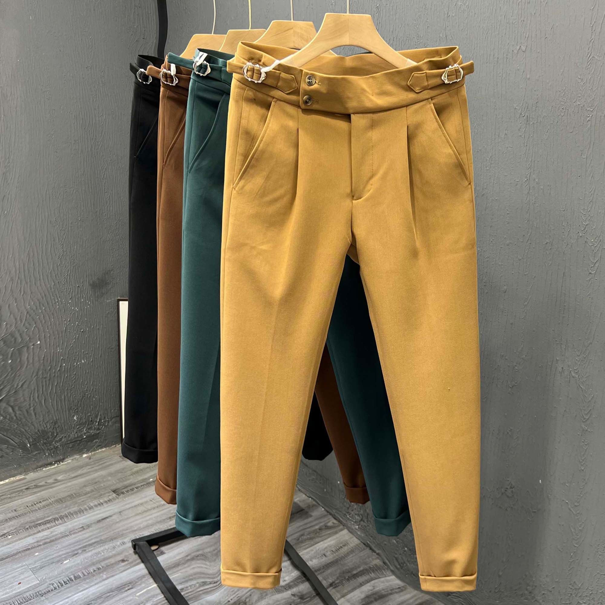 Naples Men's High-waisted Trou - огляд і ціна Men'S Fashion Pants 2025