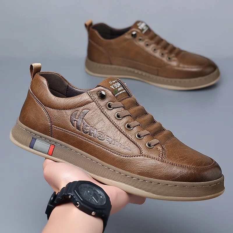 New Designer Cow Leather Sneak - огляд і ціна Mens Fashion Zapatos
