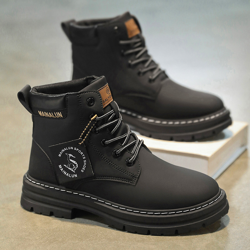 Classic Men High Top Boots Hig - огляд і ціна Yellow Men'S Fashion
