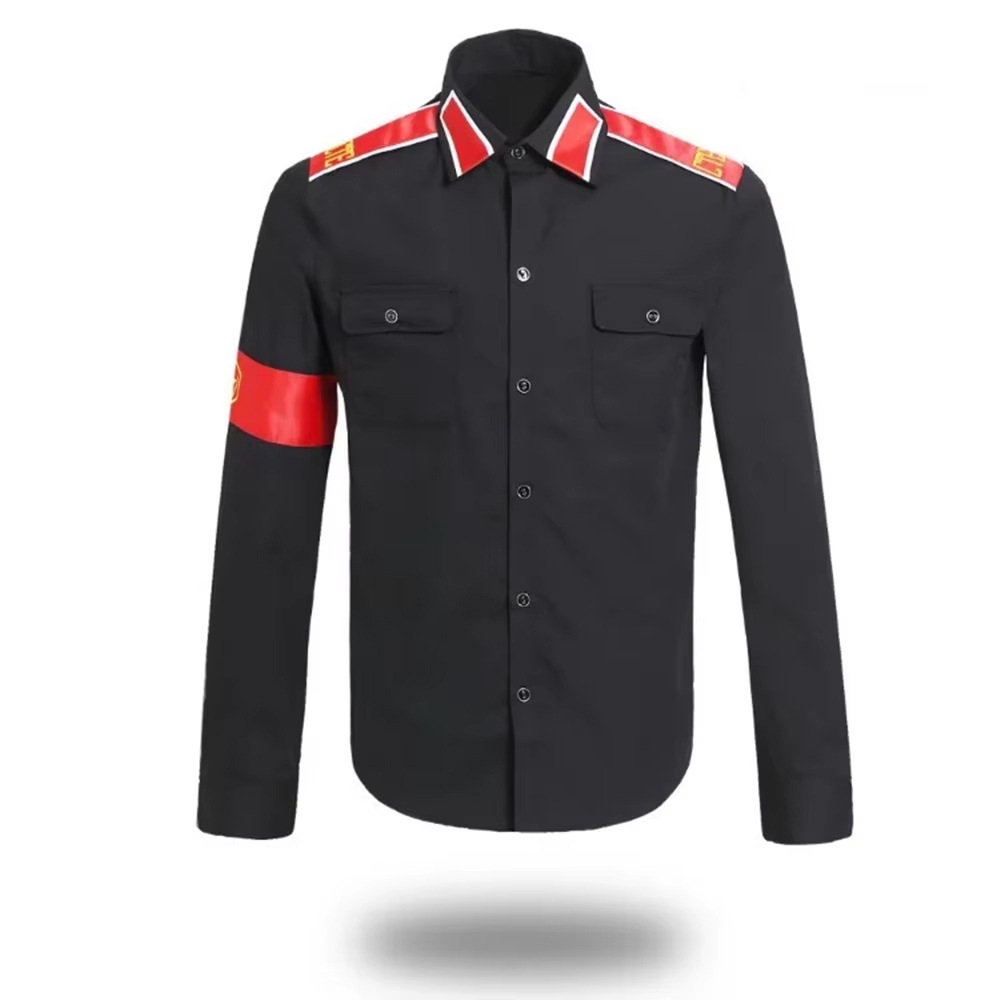 Michael Jackson Anti-War Milit - огляд і ціна Military Shirt Men