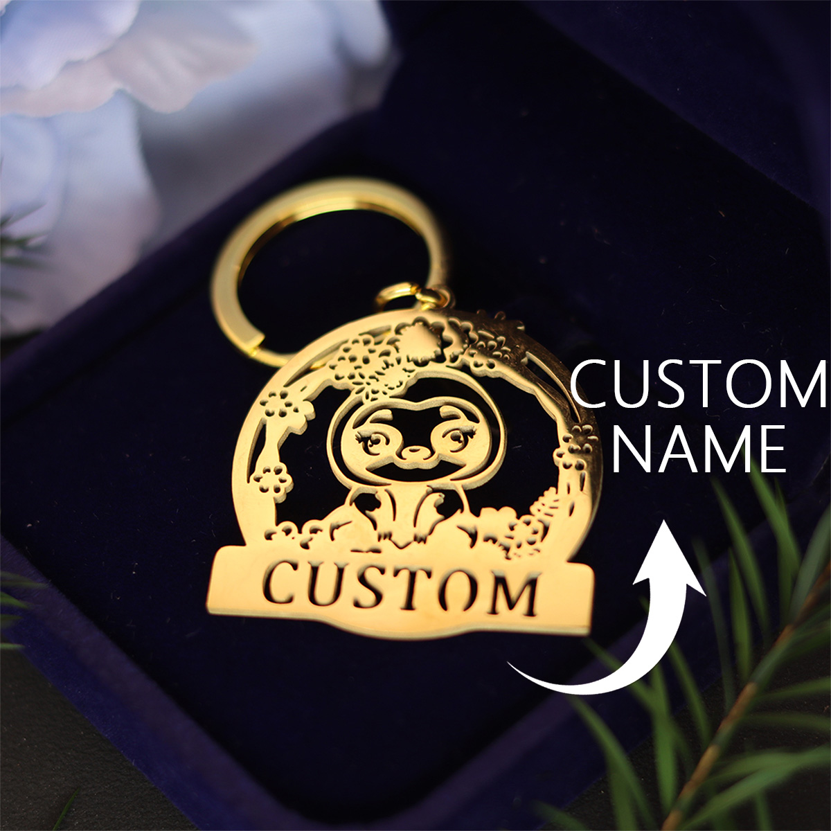 QIAMNI Cute Penguin Keychain L - огляд і ціна Men'S Fashion Gold Chain