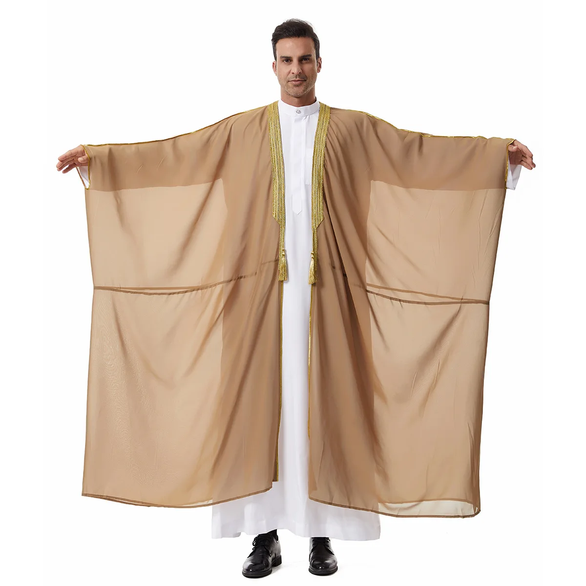 Dubai Saudi Abaya Open Kimono  - огляд і ціна Dubai Men'S Fashion