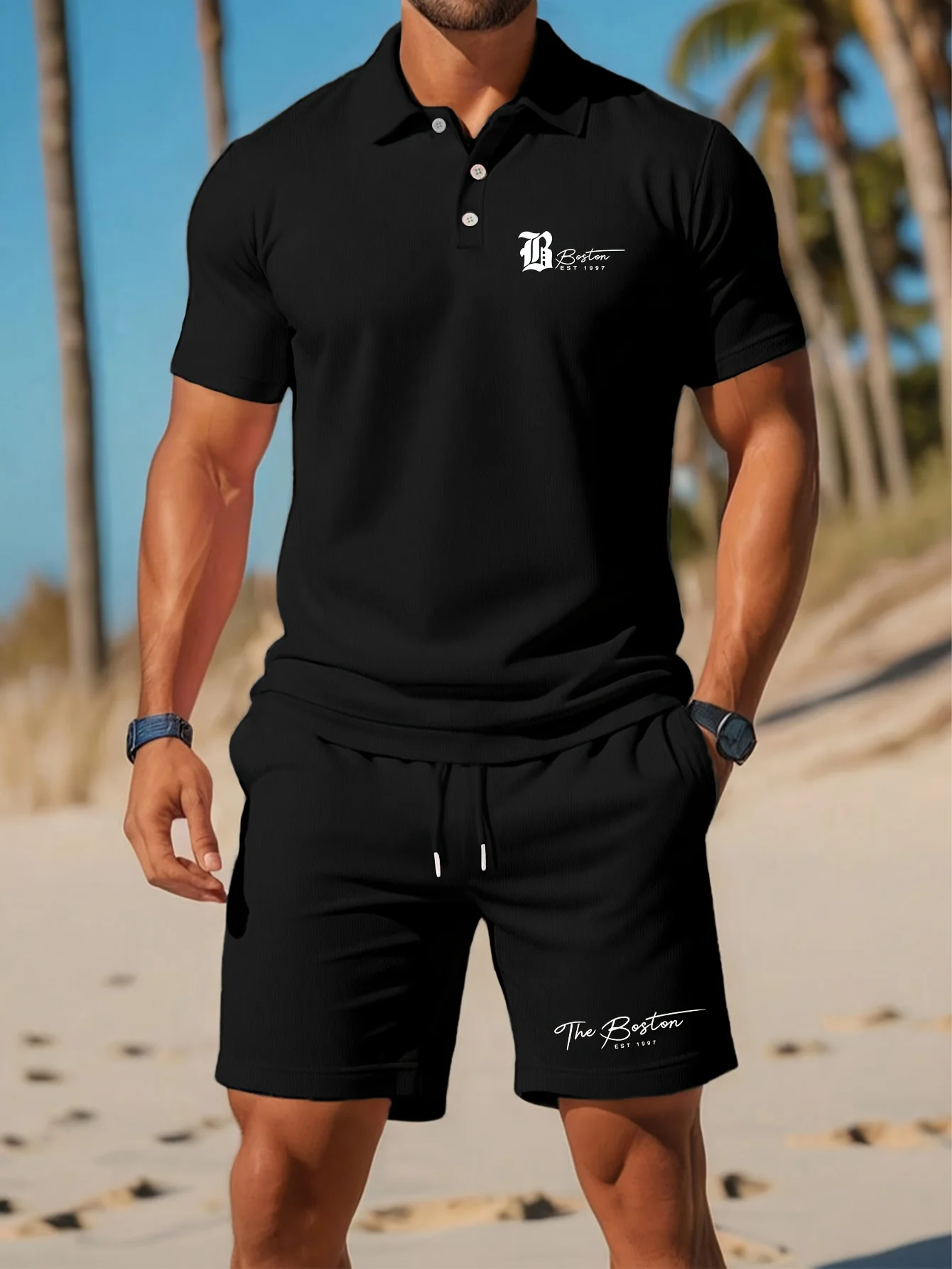 Summer New Men's Polo Shirt Se - огляд і ціна Mens Fashion Ideas