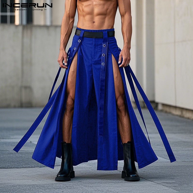INCERUN Men Skirts Solid Pants - огляд і ціна Men'S Fashion Pants 2025