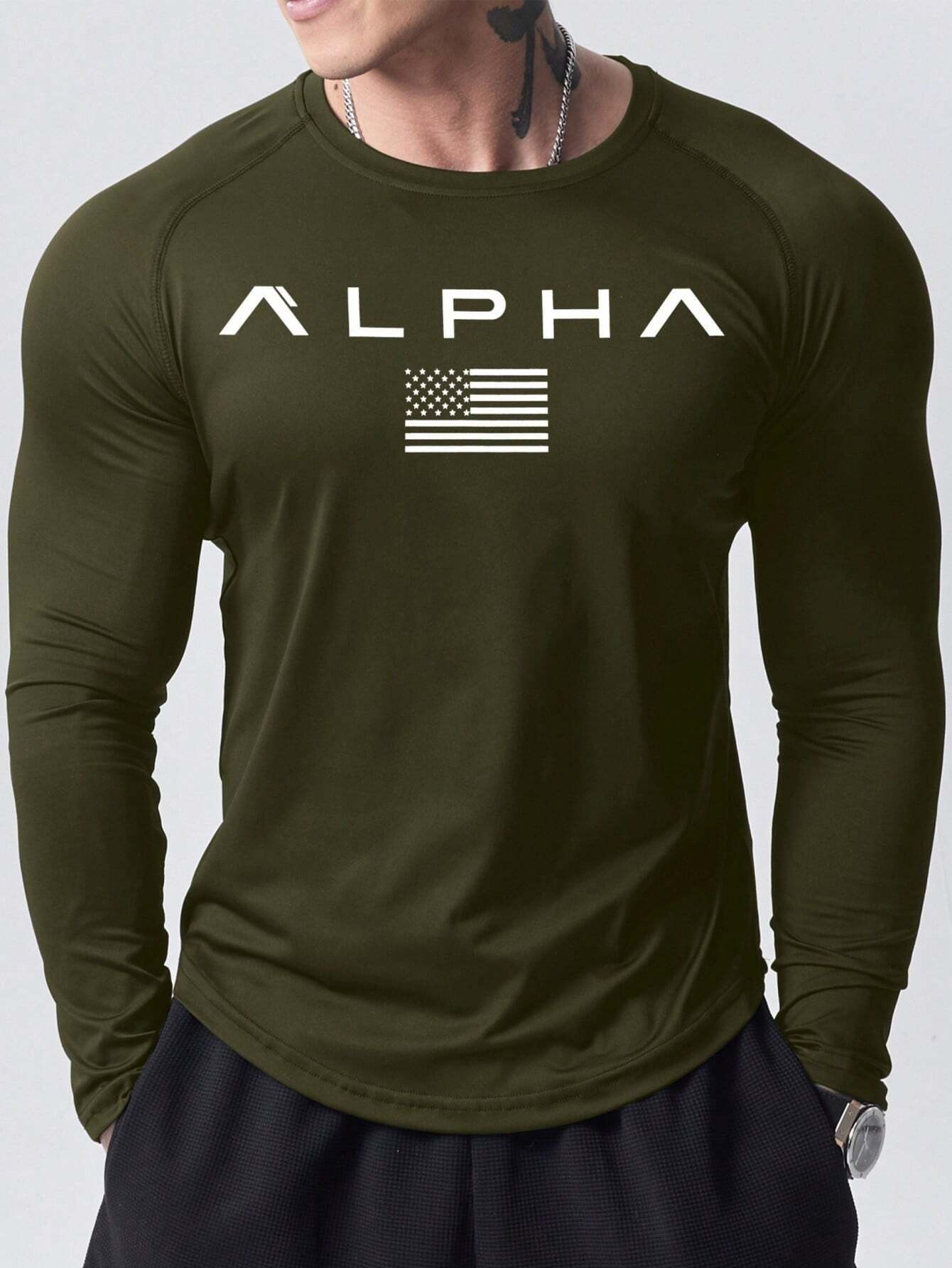 New men's long-sleeved T-shirt - огляд і ціна Men'S Fashion 2025