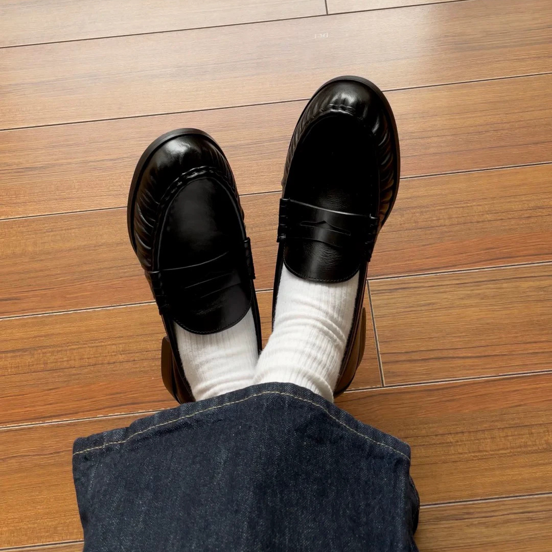 Wrinkles Round Head Male Flats - огляд і ціна Mens Fashion Zapatos