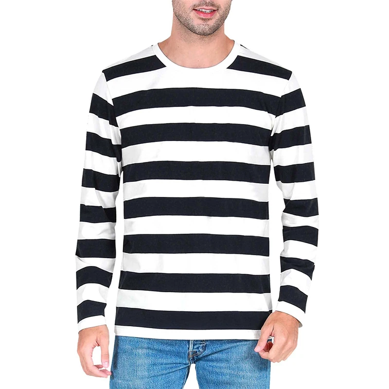 Contrast Stripe 3D Print Men L - огляд і ціна Mens Fashion Ideas
