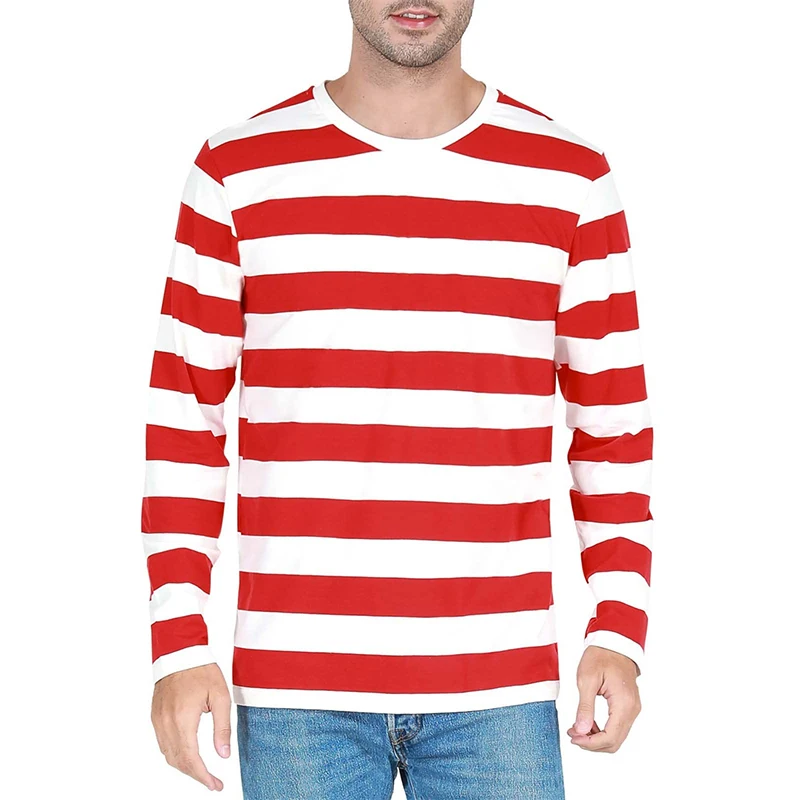 Contrast Stripe 3D Print Men L - огляд і ціна Mens Fashion Ideas