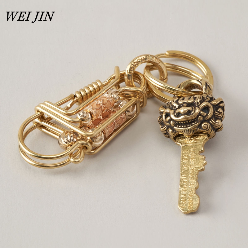Handmade Brass Keychains 3 Wir - огляд і ціна Yellow Men'S Fashion