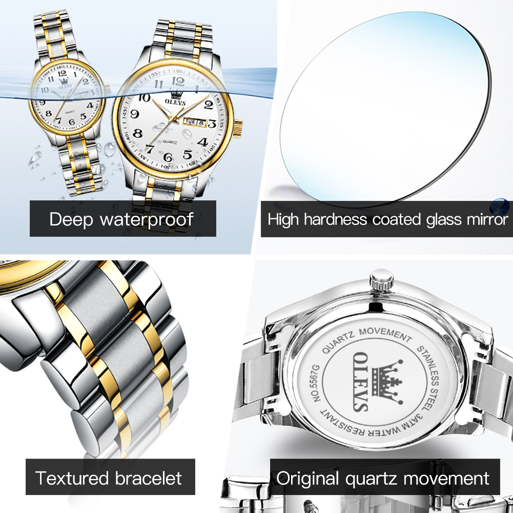 OLEVS New Fashion Couple Watch - огляд і ціна Men'S Fashion Magazine