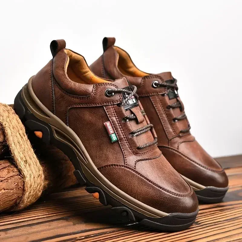 High Quality Leather Men Hikki - огляд і ціна Mens Fashion Zapatos