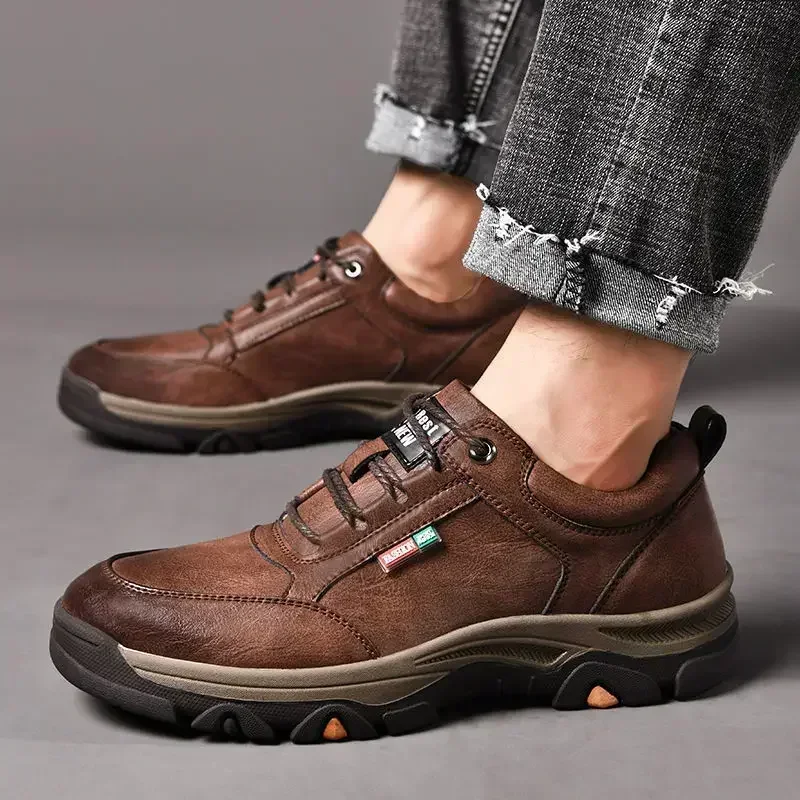 High Quality Leather Men Hikki - огляд і ціна Mens Fashion Zapatos