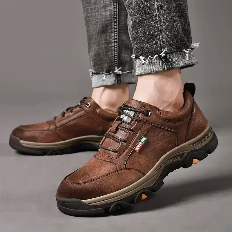 High Quality Leather Men Hikki - огляд і ціна Mens Fashion Zapatos