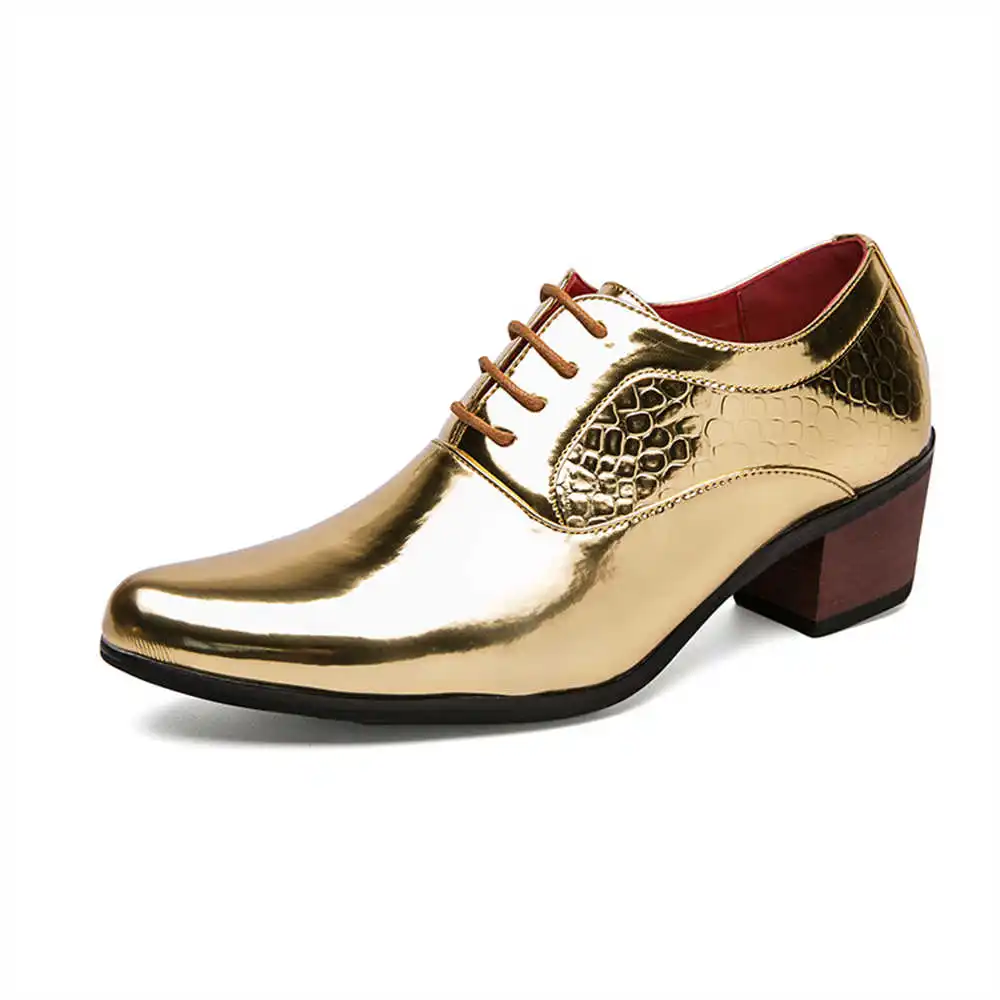 Dress Sneakers Heels Mens Brow - огляд і ціна Yellow Men'S Fashion