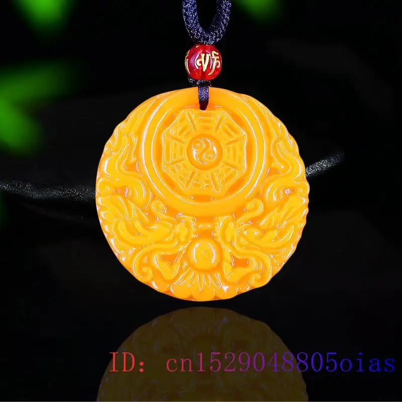 Yellow Jade Dragon Pendant Gif - огляд і ціна Yellow Men'S Fashion