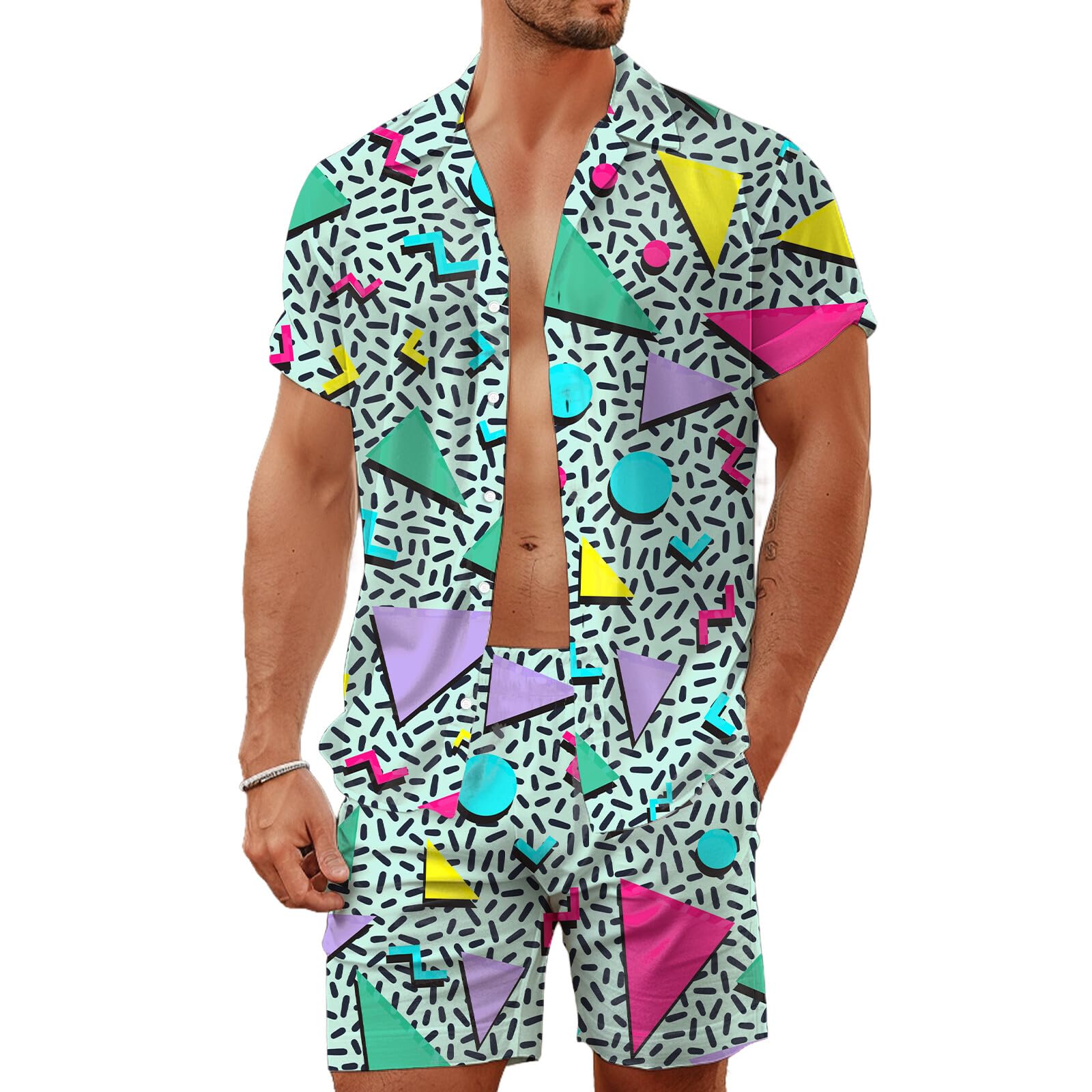 Summer Irregular Geometric 3D  - огляд і ціна Mens Fashion Ideas