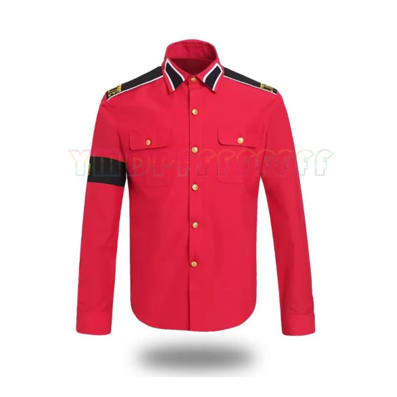 POP Michael Jackson anti war m - огляд і ціна Military Shirt Men