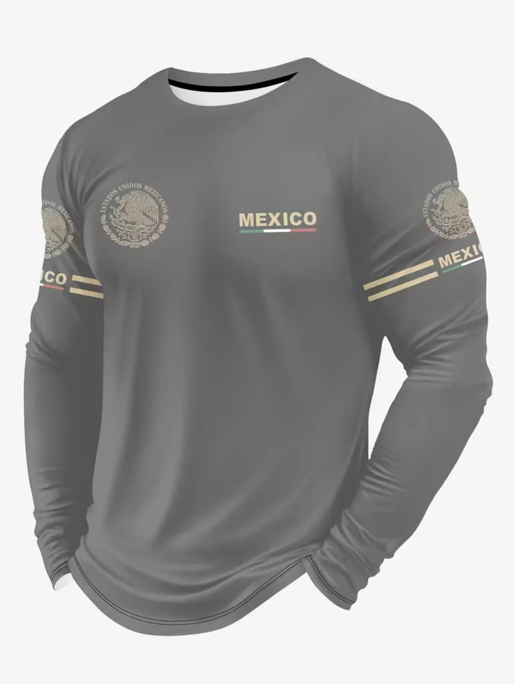 Men's Mexico Eagle Print T‑Shi - огляд і ціна Men'S Fashion 2025