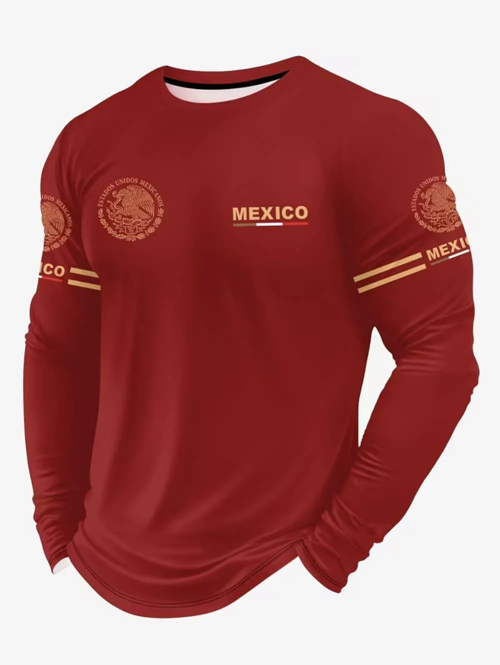 Men's Mexico Eagle Print T‑Shi - огляд і ціна Men'S Fashion 2025