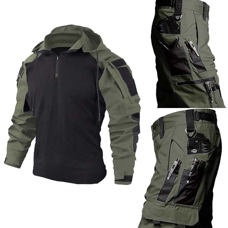 Men's CP Camo Tactical Combat  - огляд і ціна Military Shirt Men