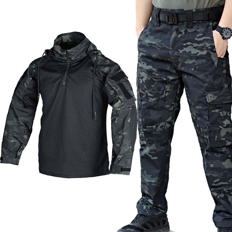 Men's CP Camo Tactical Combat  - огляд і ціна Military Shirt Men