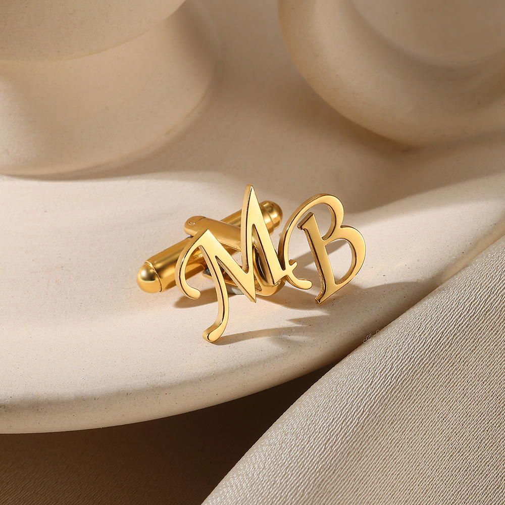 Customized Initial Letter Cuff - огляд і ціна Men'S Fashion Gold Chain
