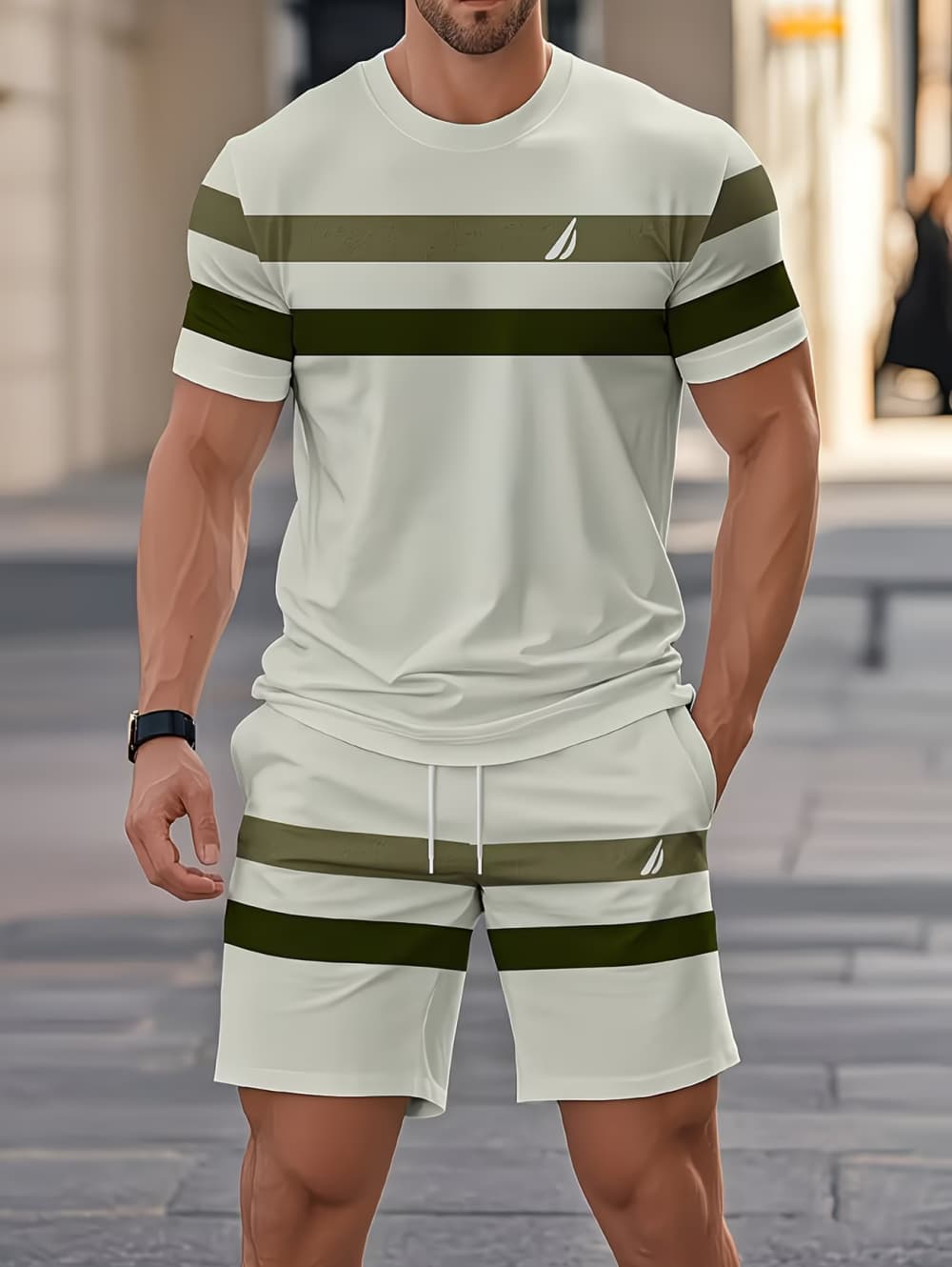 Men's Summer Sets Funny 3D Str - огляд і ціна Mens Fashion Ideas
