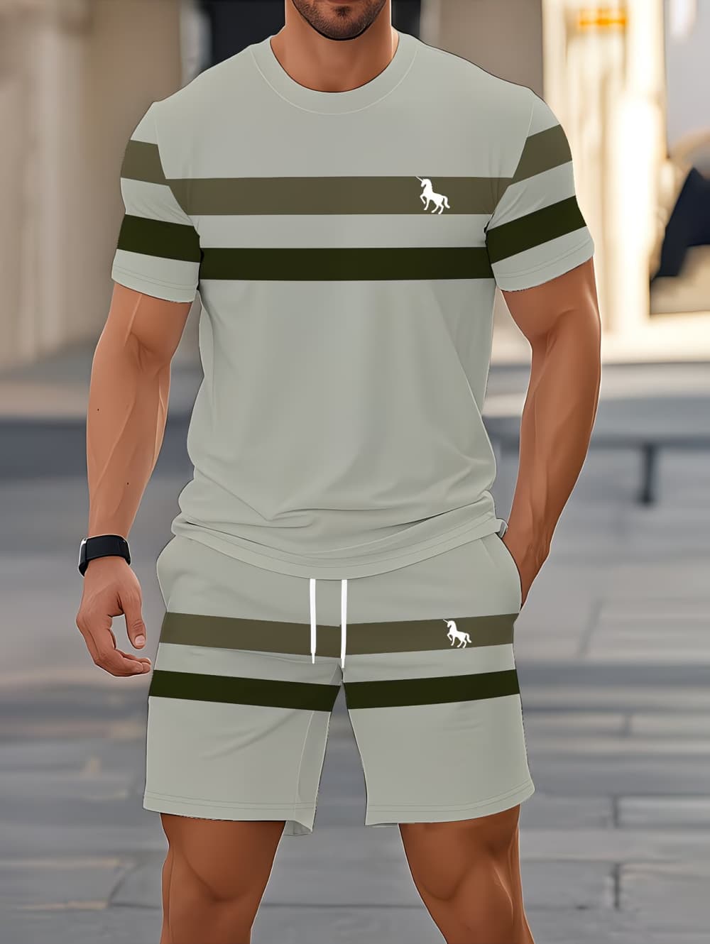 Men's Summer Sets Funny 3D Str - огляд і ціна Mens Fashion Ideas