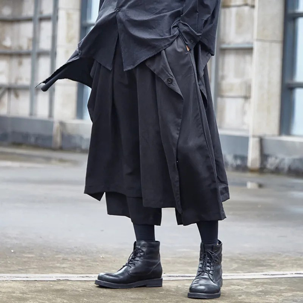 Gothic Dark Pants Y2k Irregula - огляд і ціна Mens Fashion Trend 2026