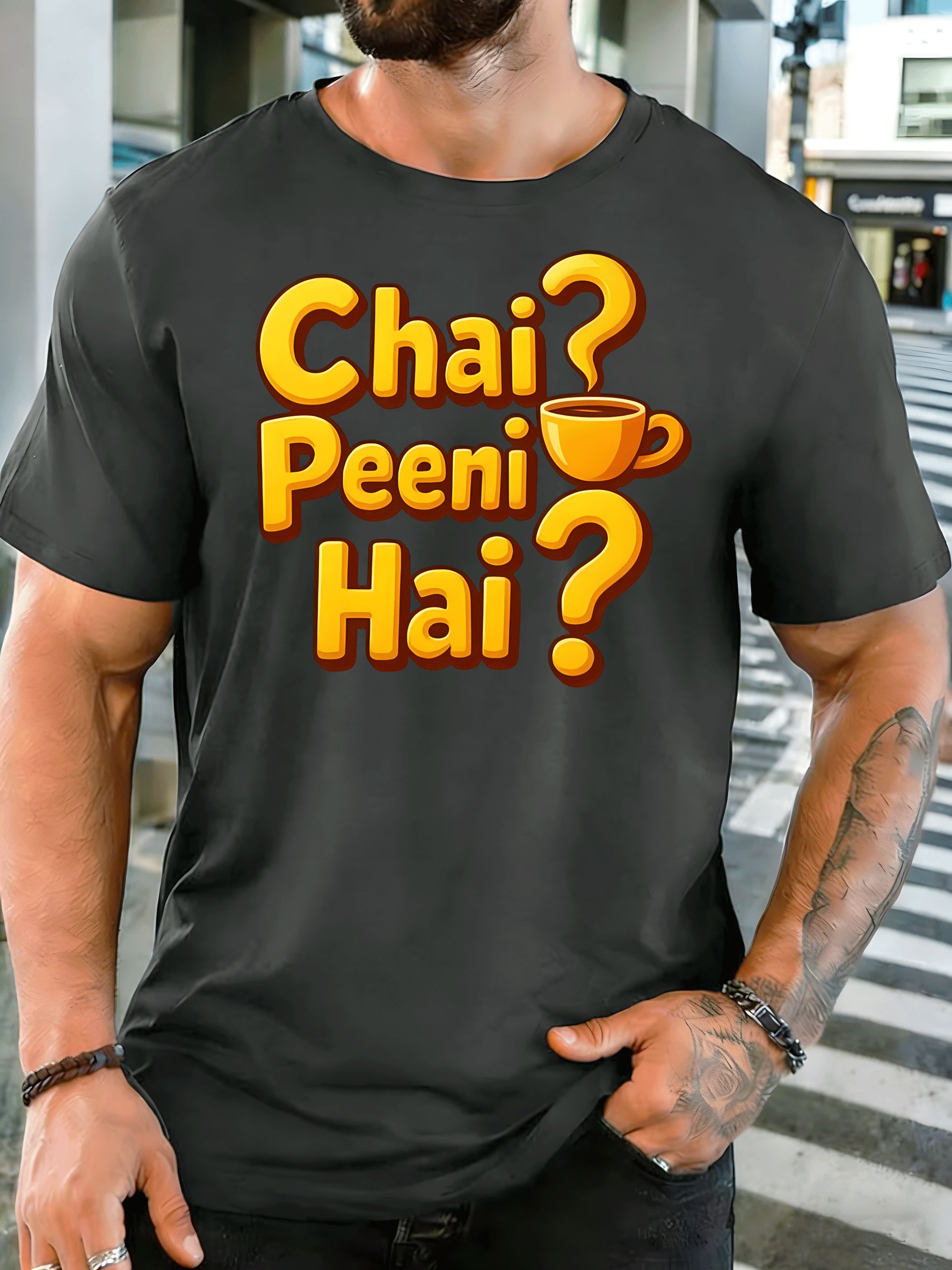 Chai Peeni Hai Tea Cup Quote M - огляд і ціна Men'S Fashion Quotes